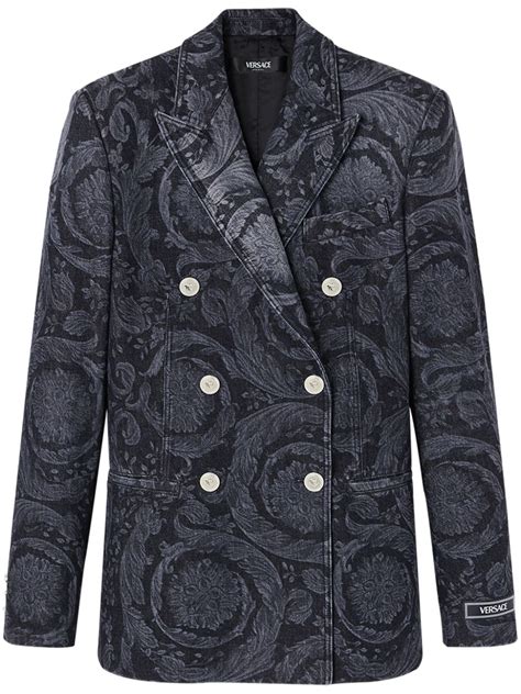 versace dames jas|farfetch versace blazer.